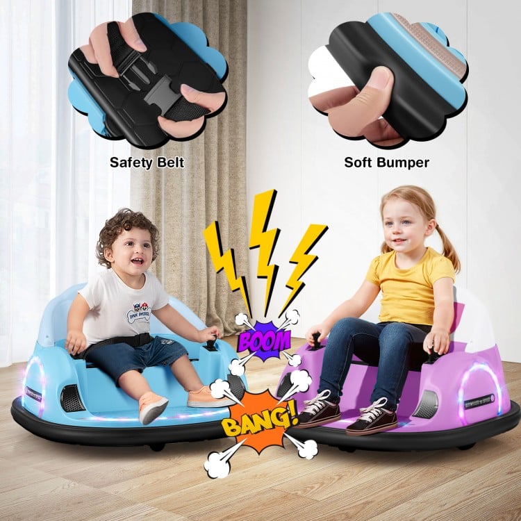 Battery-powered ride-on car for toddlers