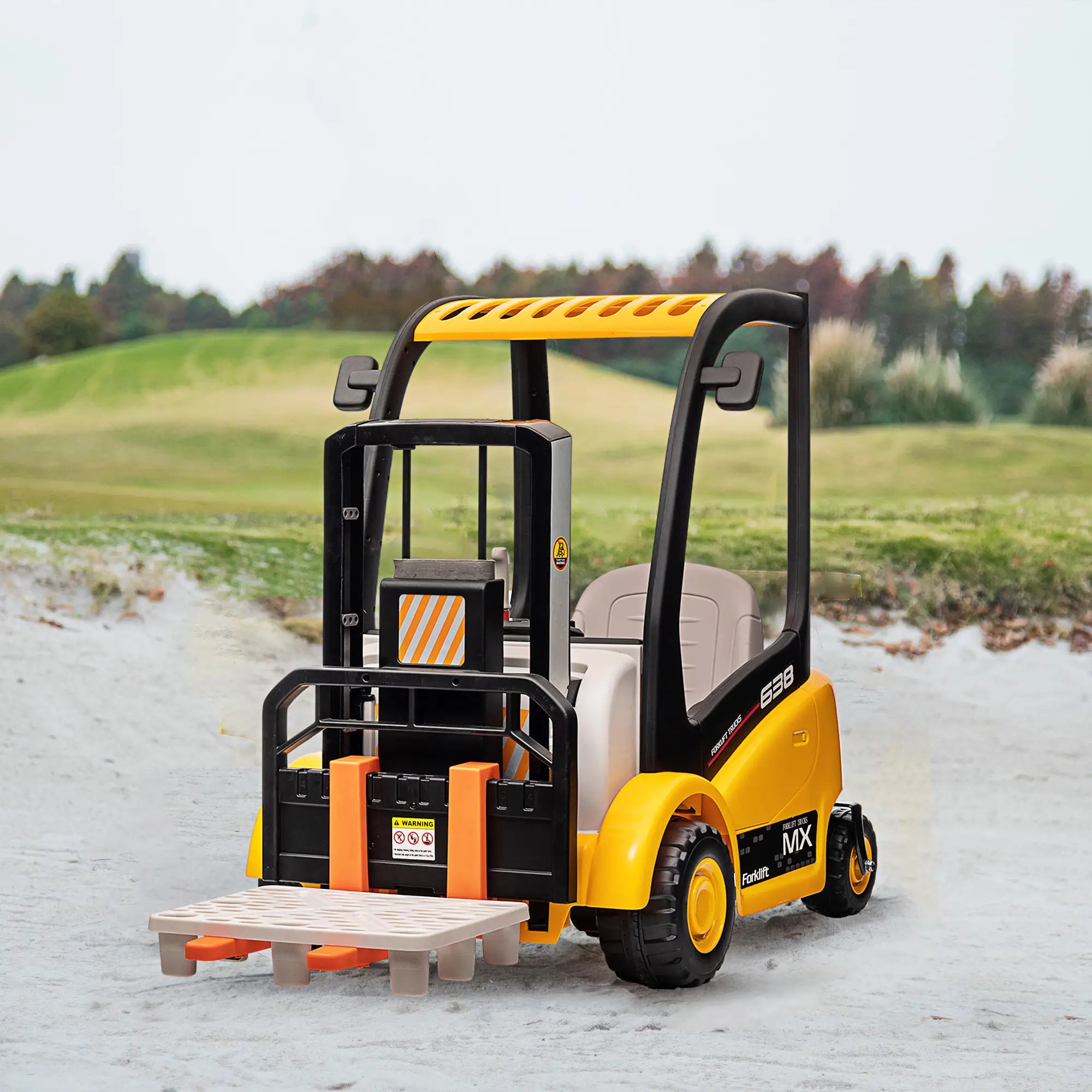 12v forklift ride on construction vehicle