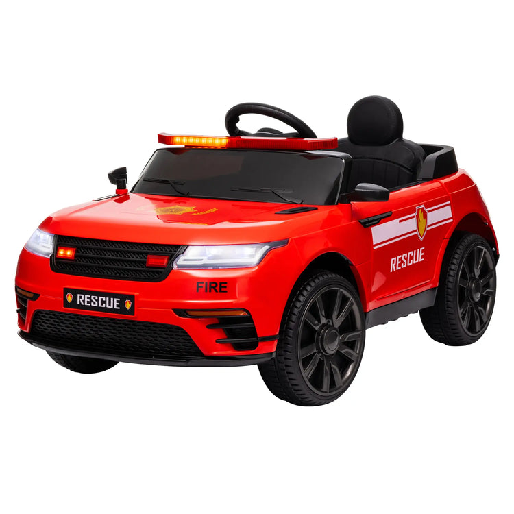 Battery operated police car for kids with siren