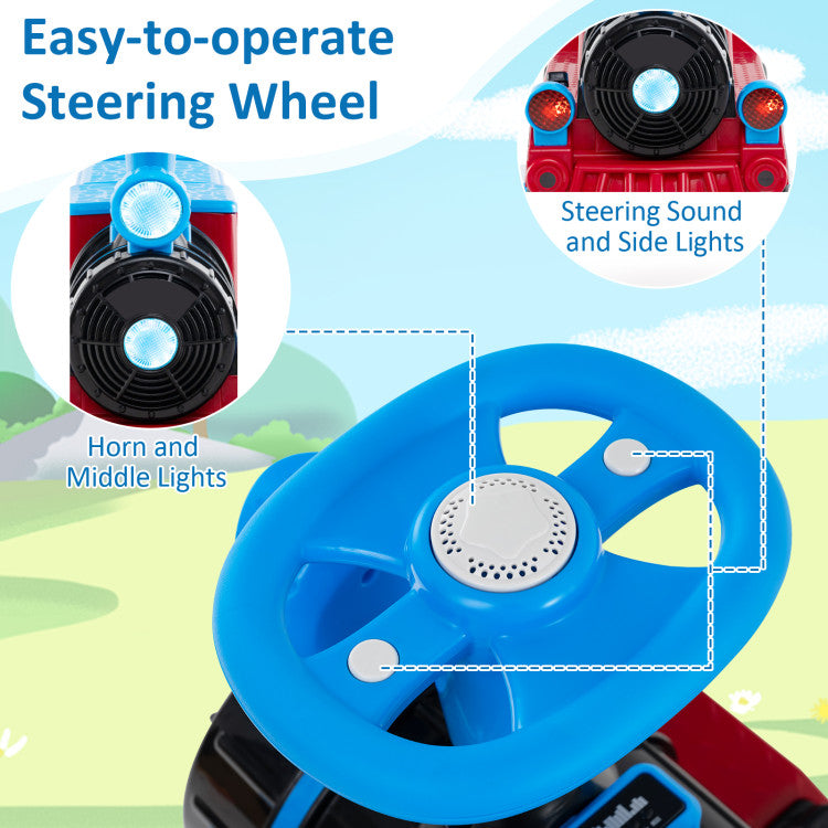 12V battery powered train ride on toy for children