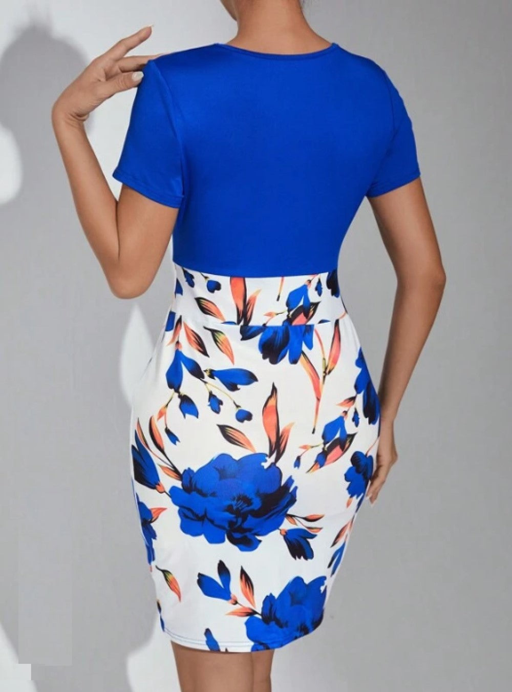 Floral Print Bodycon Dress