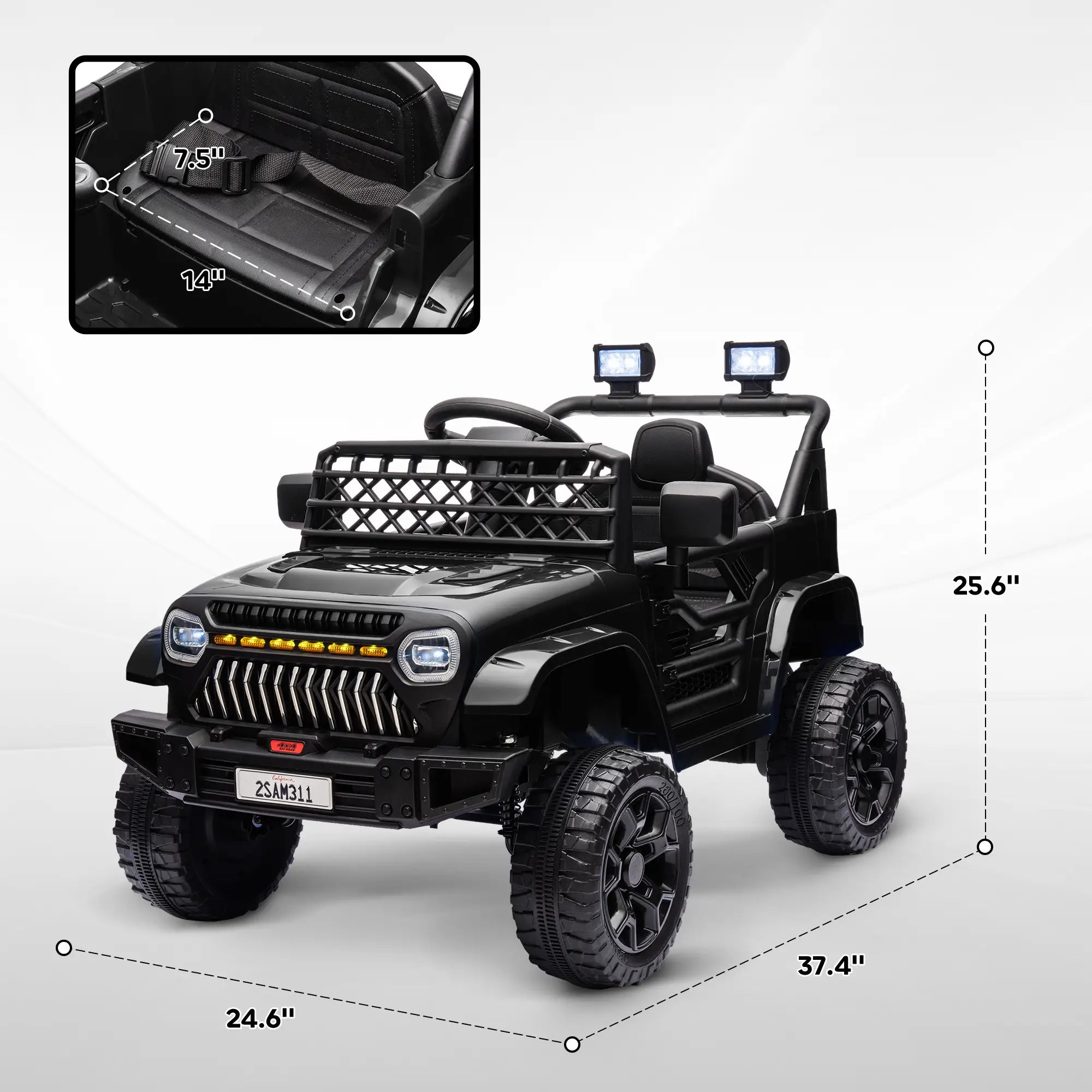Qaba 12V ride-on truck suitable alternative to bumper cars for kids 6-12