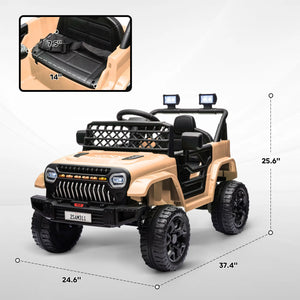 Qaba 12V ride-on truck alternative to bumper cars for toddlers 3-5