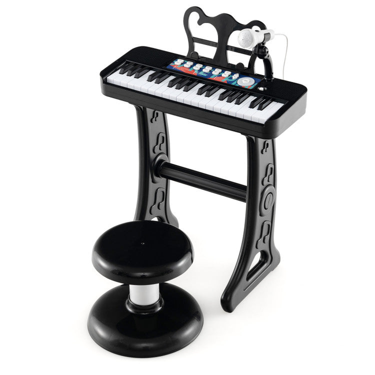 Kids Piano Keyboard 37-Key Kids Toy Keyboard Piano with Microphone for 3+ Kids