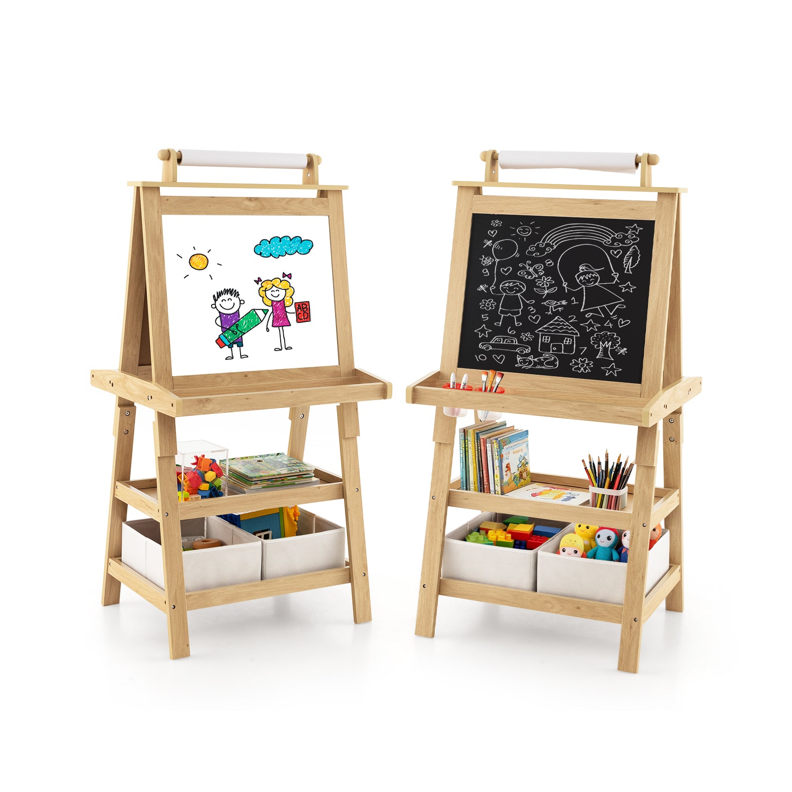 Kids chalkboard drawing board for creative art activities1