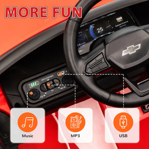 Chevrolet EV licensed kids ride-on motorcycle design
