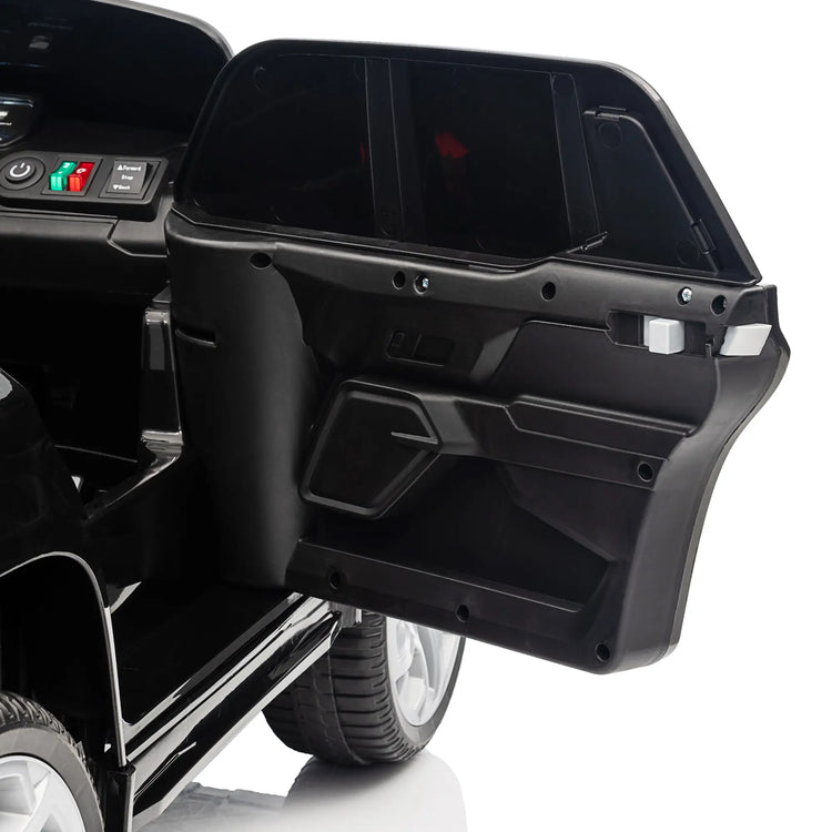 Kids ride-on Chevy Silverado with LED headlights on