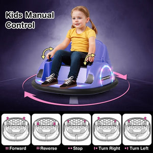 Comfortable seating ride-on bumper toy