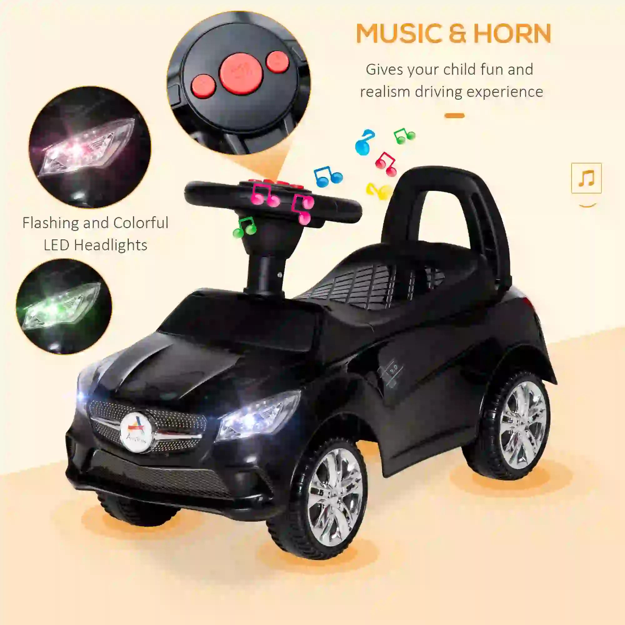Children’s push car ride-on sliding toy