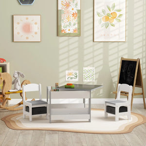Children’s study table with storage