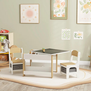Children’s study table with storage
