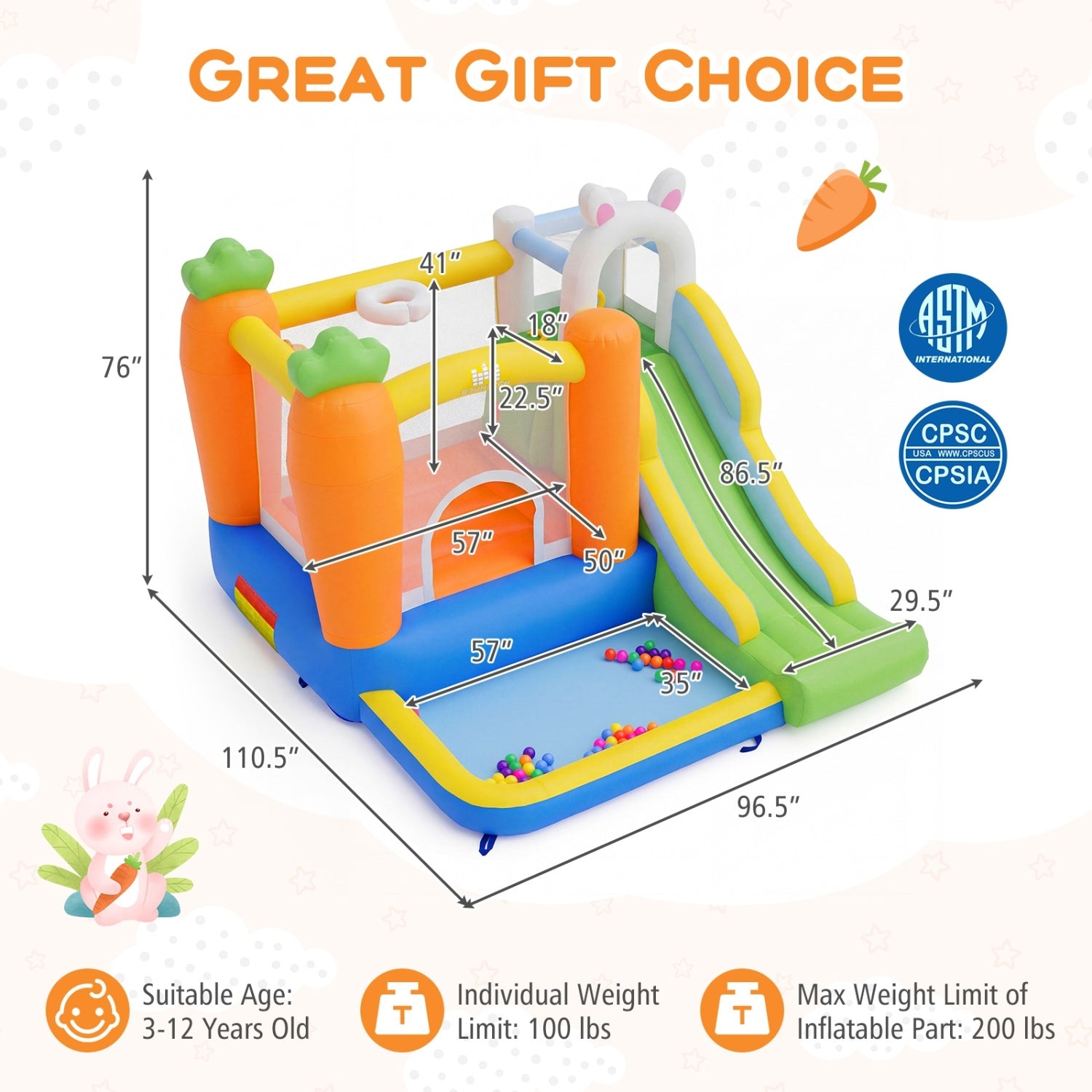 Inflatable climbing wall for adventurous play