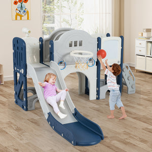 Toddler indoor playground with crawling tunnel and slide