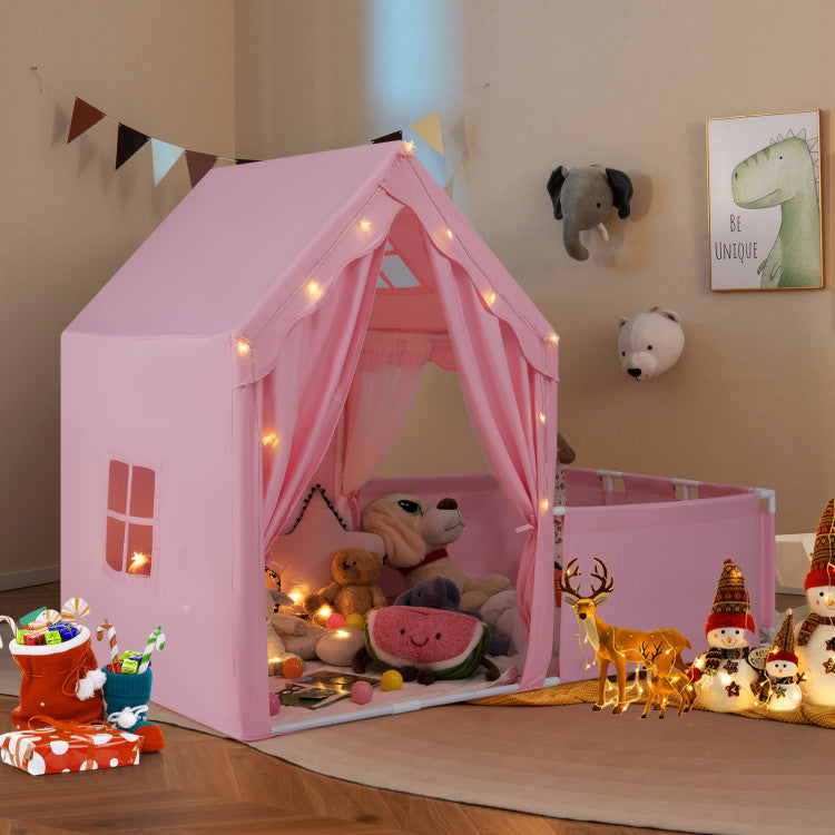 DIY play tent for home playroom setup