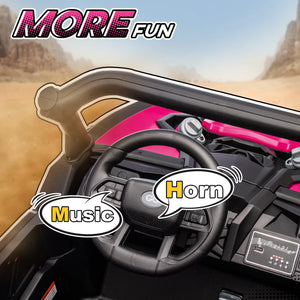 Detailed view of dual motor system and durable construction