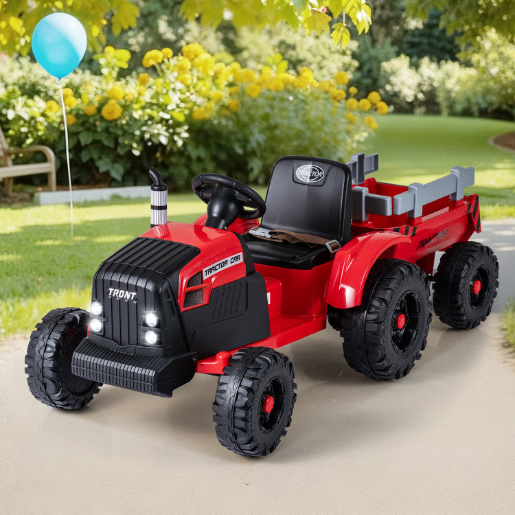 24V dual motor kids tractor with remote control