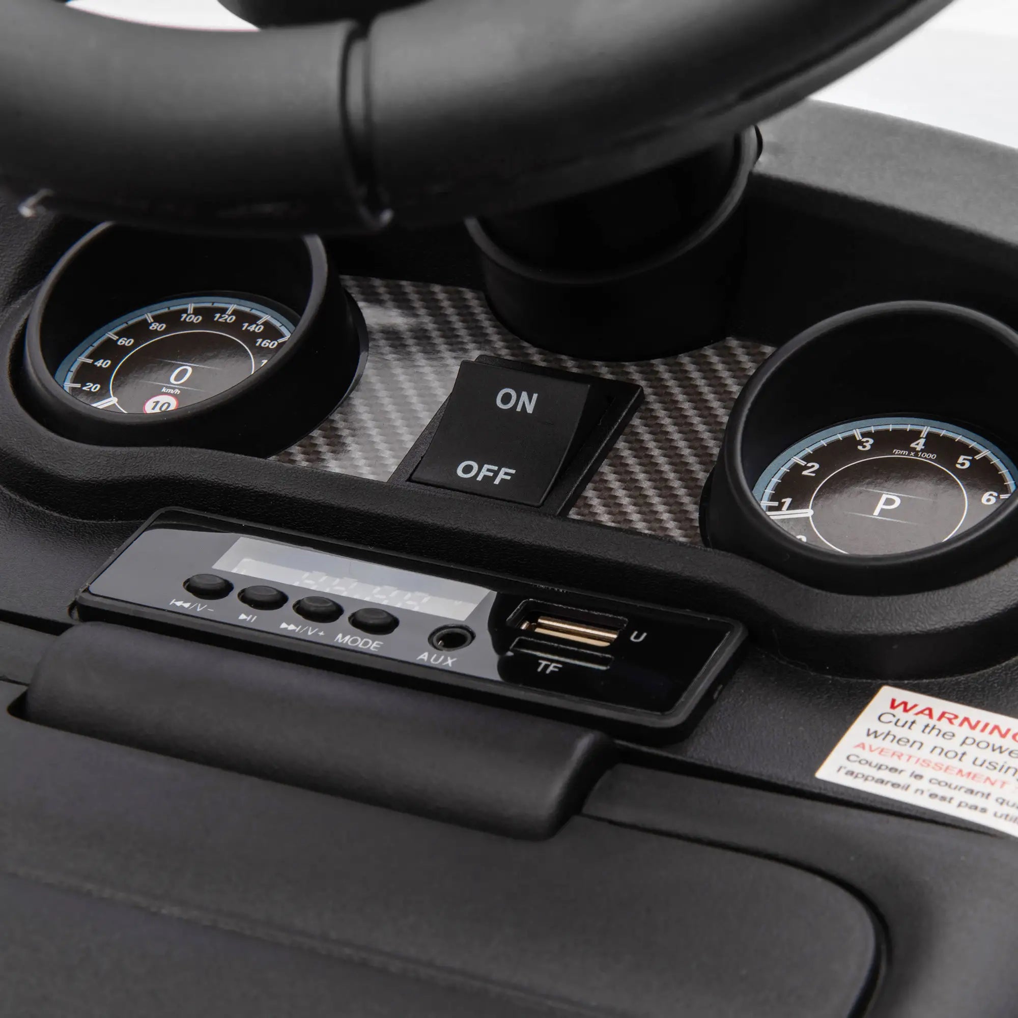 sturdy kids ride-on car made from durable plastic and steel