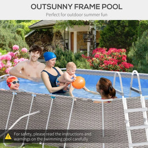 Easy setup frame pool Outsunny brand