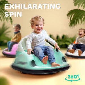 Easy-to-use electric bumper car with simple controls for kids