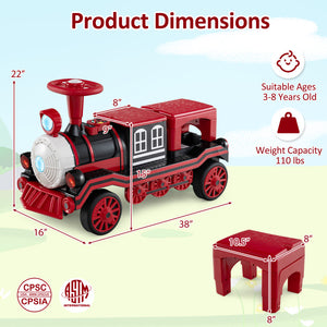 electric ride on train for kids with sound effects