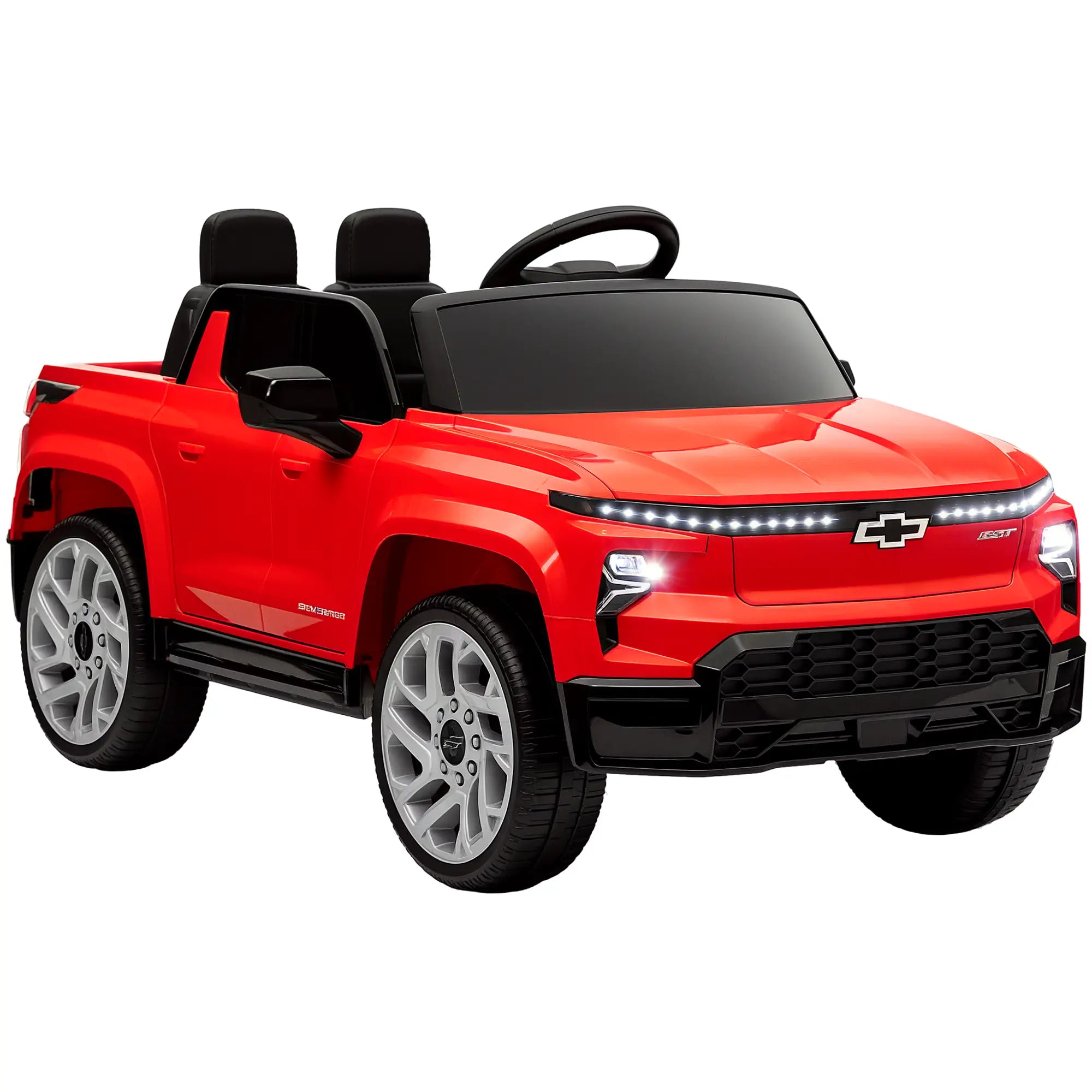 Electric ride-on truck with MP3 and USB port for music