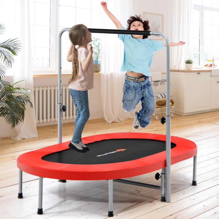 Exercise trampoline for family fitness and fun