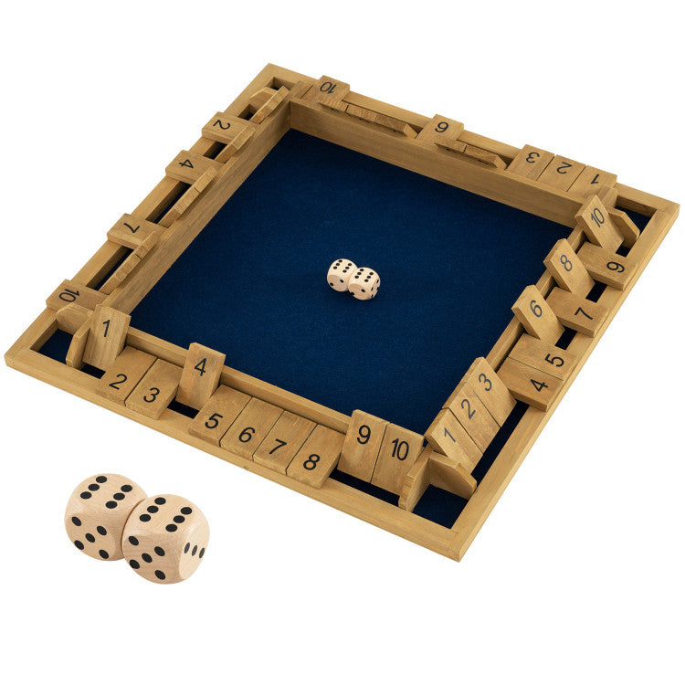 Family tabletop dice game for 2 to 4 players