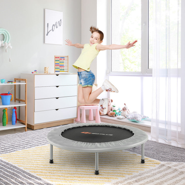 Fitness rebounder trampoline for women workouts
