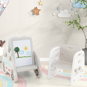 Foldable toddler slide playset for indoor fun and learning