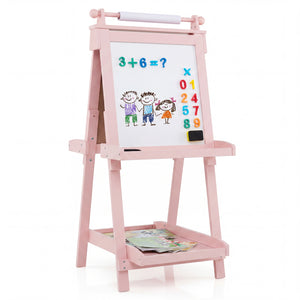 Portable folding art easel for kids creative activities2