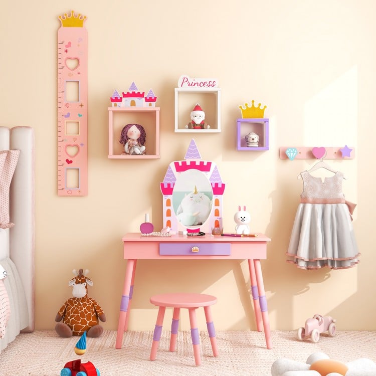 Girls makeup vanity table for bedroom play