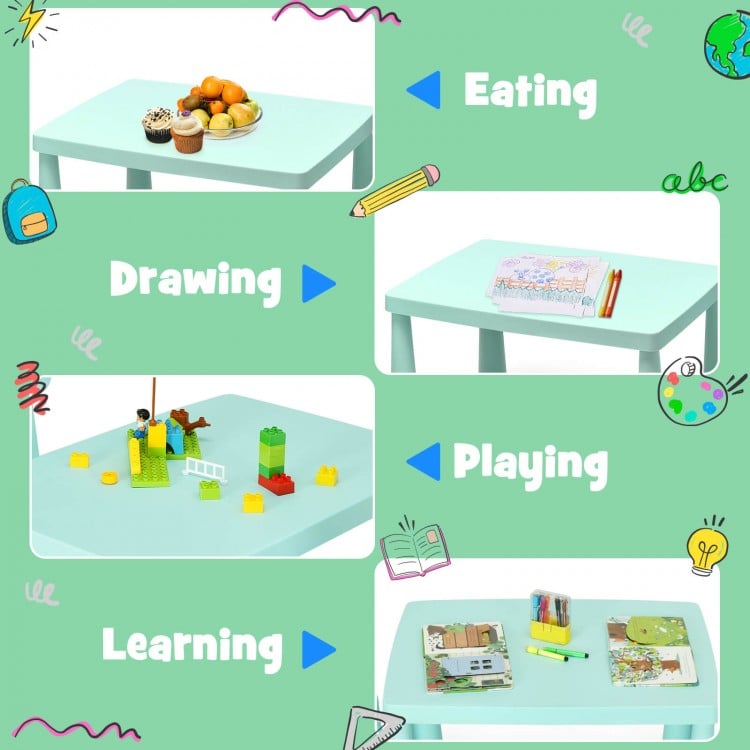 Sturdy kids table and chair for daily use