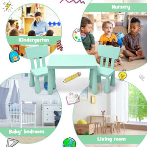 Lightweight and portable toddler table set