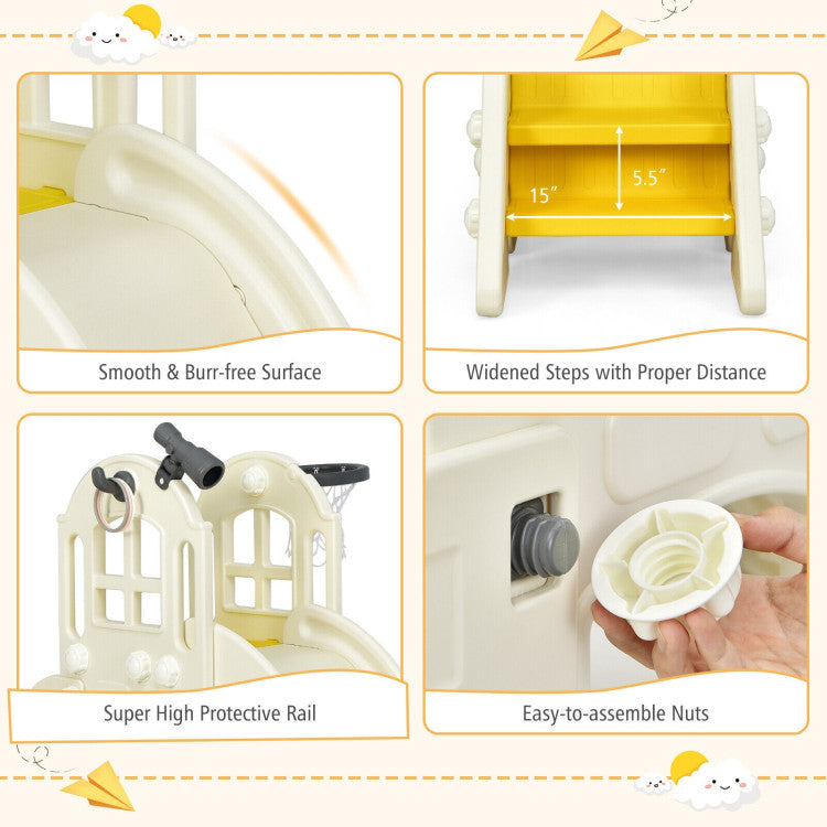 Product features with text labels on a white background