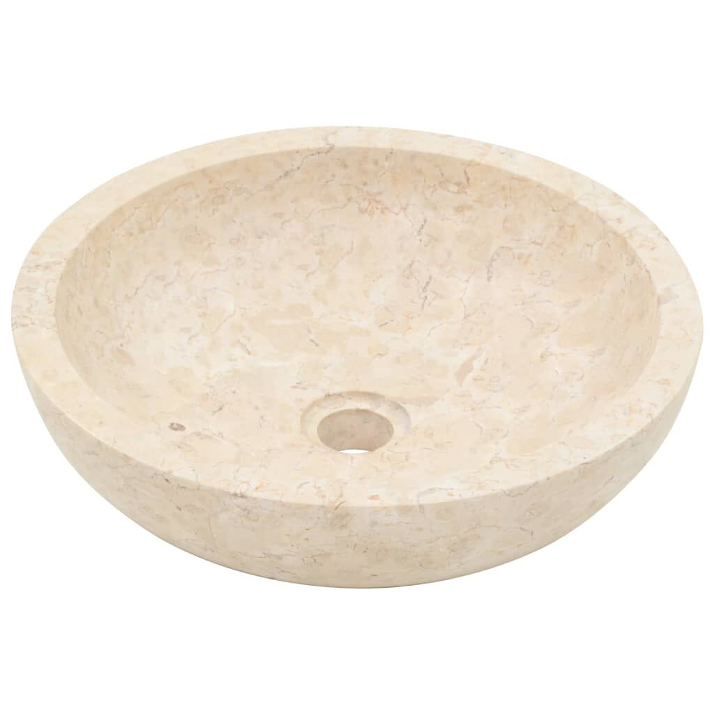 Sink 15.7"X4.7" Marble Cream