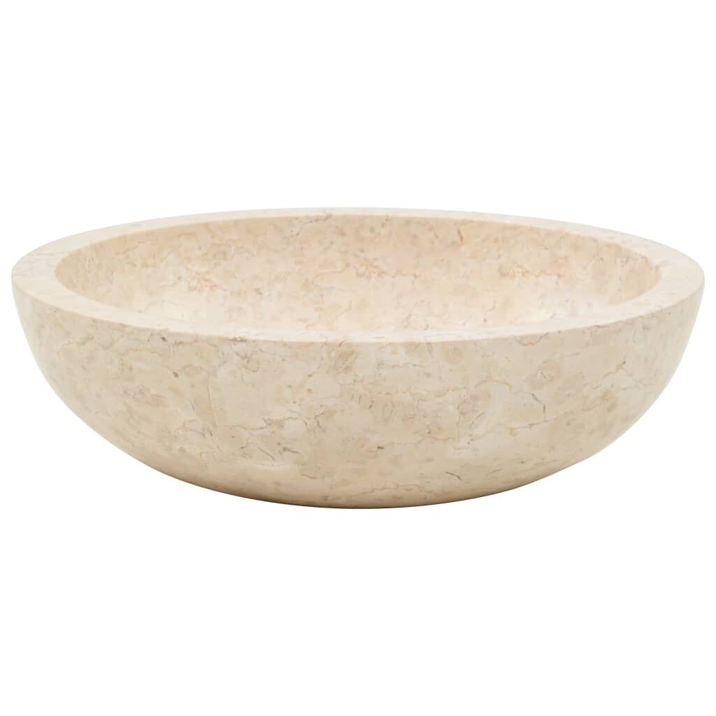 Sink 15.7"X4.7" Marble Cream