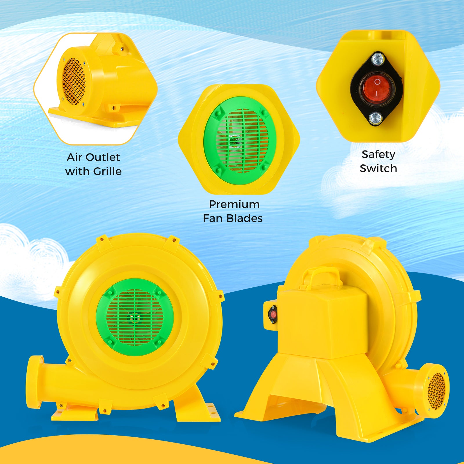 Impact-resistant PP housing for long-lasting durability