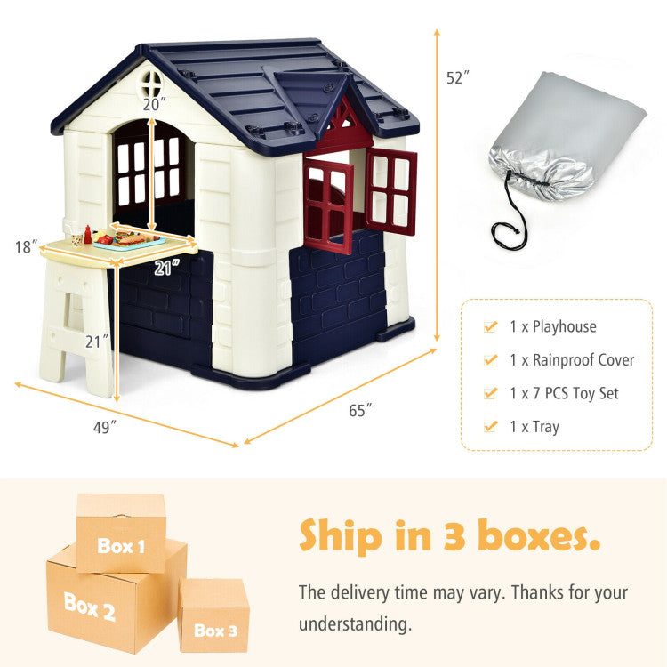 Indoor playhouse slide for toddlers safe fun