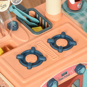 Indoor pretend play kitchen set for little chefs