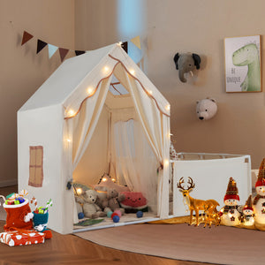 Indoor tent playhouse for children imaginative play