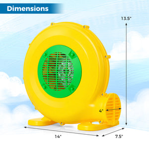 Complete view of high-performance inflatable blower