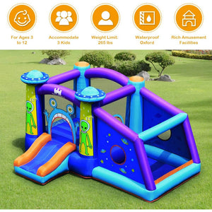 inflatable bounce house with blower