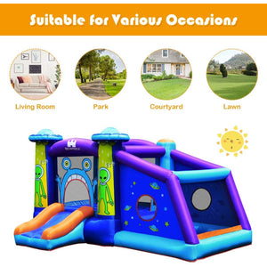 inflatable bounce house with blower