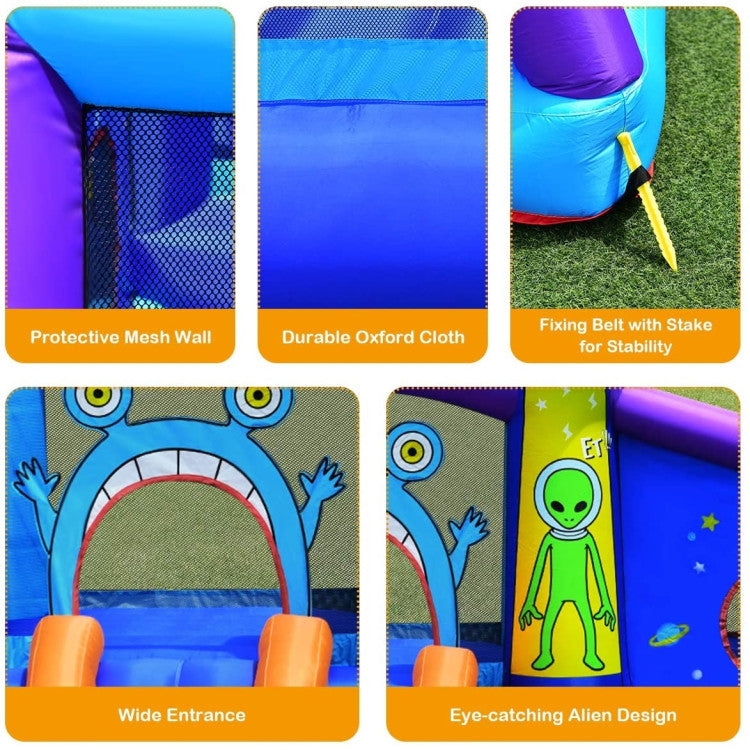 inflatable bounce house with blower