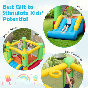 Easy setup with included 480W blower for inflatable jumper