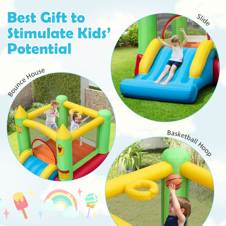 Easy setup with included 480W blower for inflatable jumper