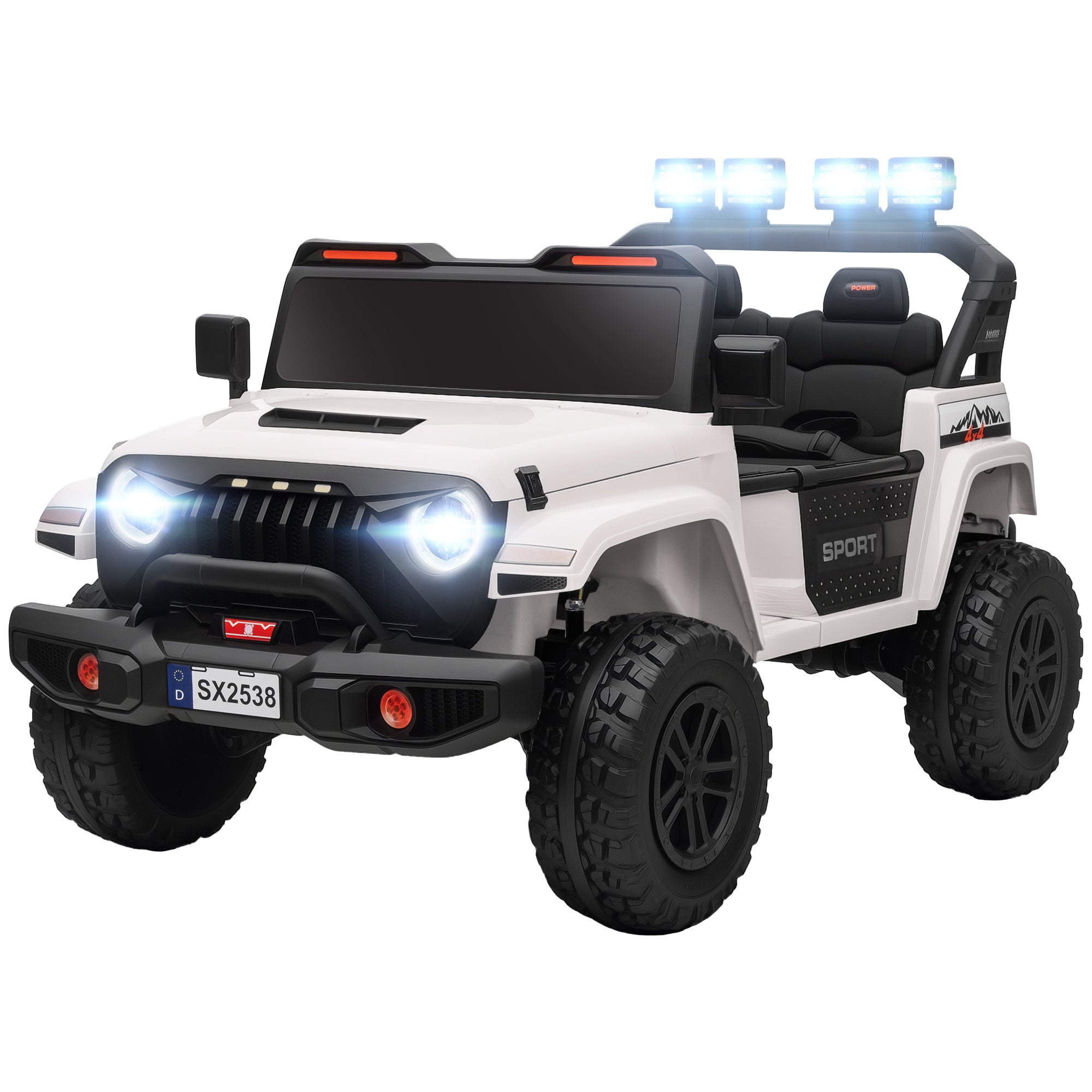 Qaba ride-on truck like Jeep Power Wheels Fisher Price edition