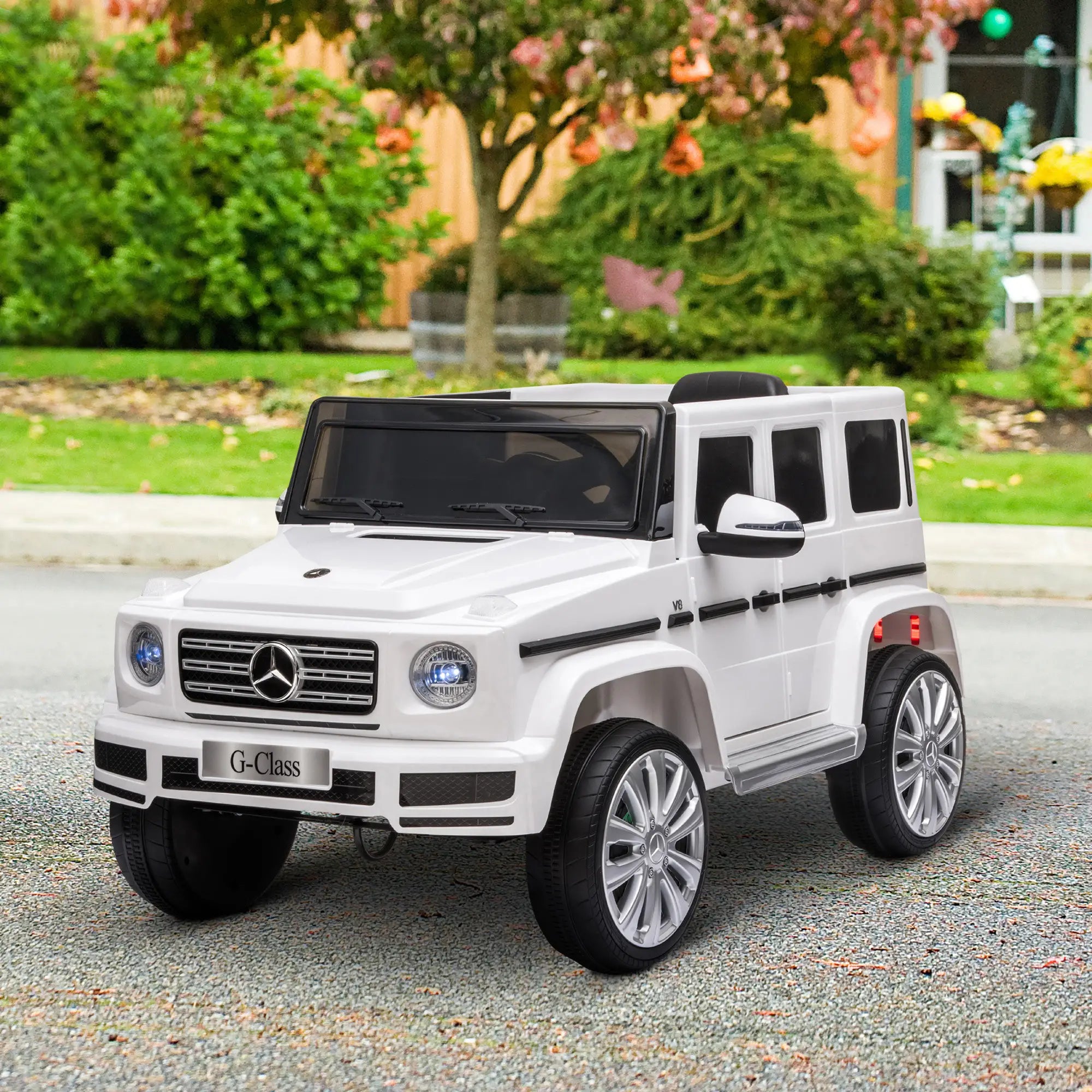 Mercedes Benz G500 12V kids ride-on SUV with parental remote control