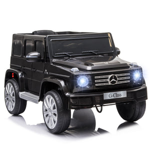 Black Mercedes Benz G500 licensed ride-on SUV electric toy car