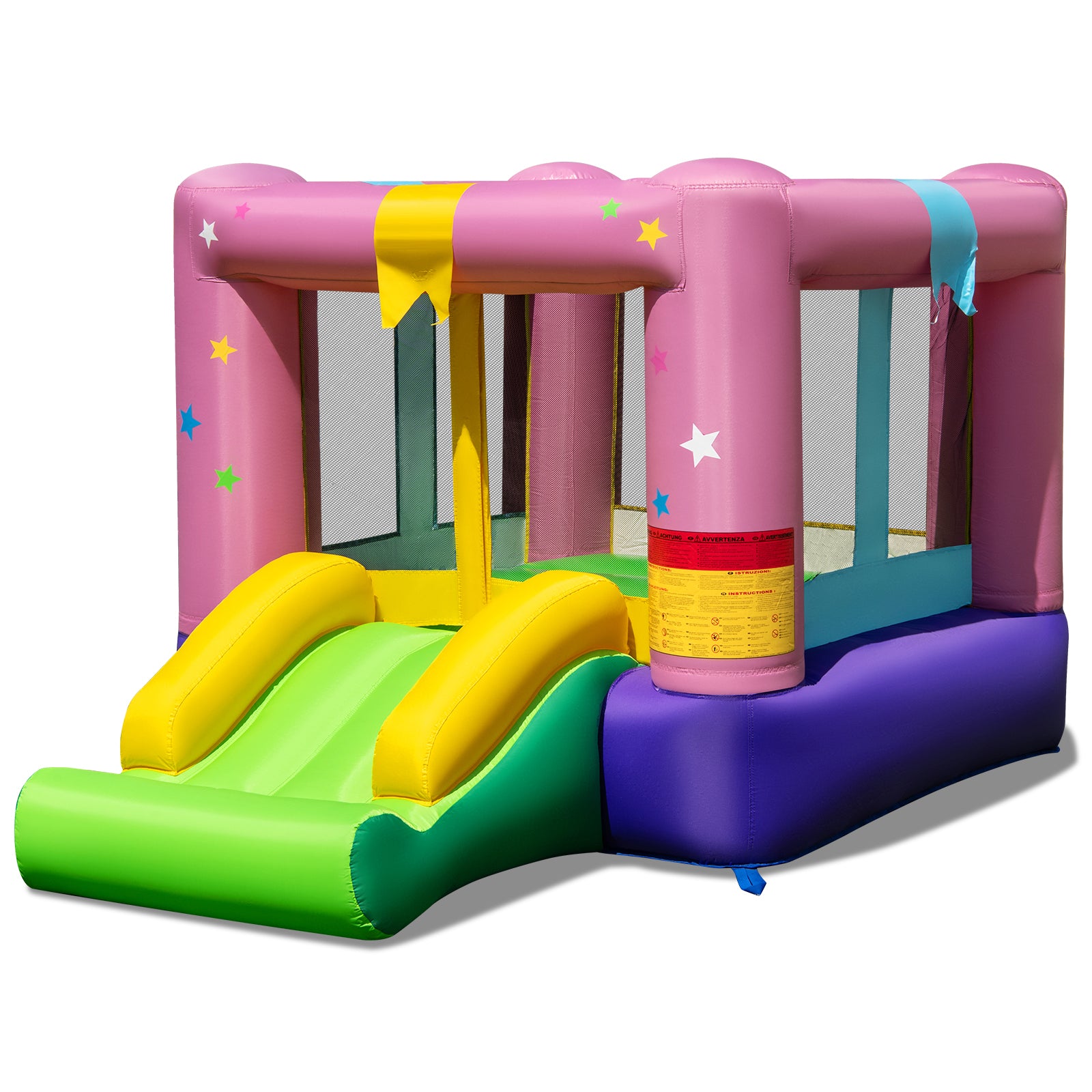 Spacious jumping area for active bouncing fun